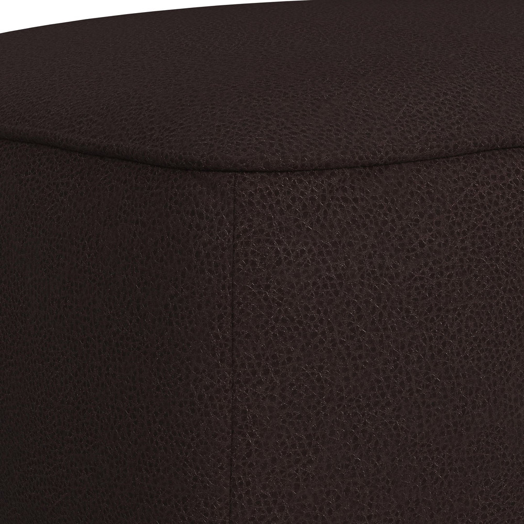 Destiny - Ottoman With Wood Base