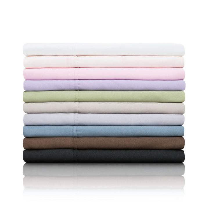 Brushed Microfiber - Short Queen Bed Sheet - White
