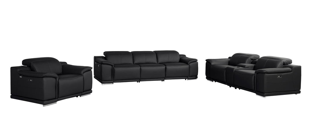 9762 - 7-Piece Modular Power Reclining Sofa, Loveseat And Chair Set With 5 Power Recliners In