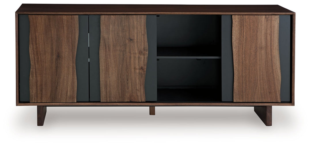 Welby - Brown / Charcoal - Accent Cabinet