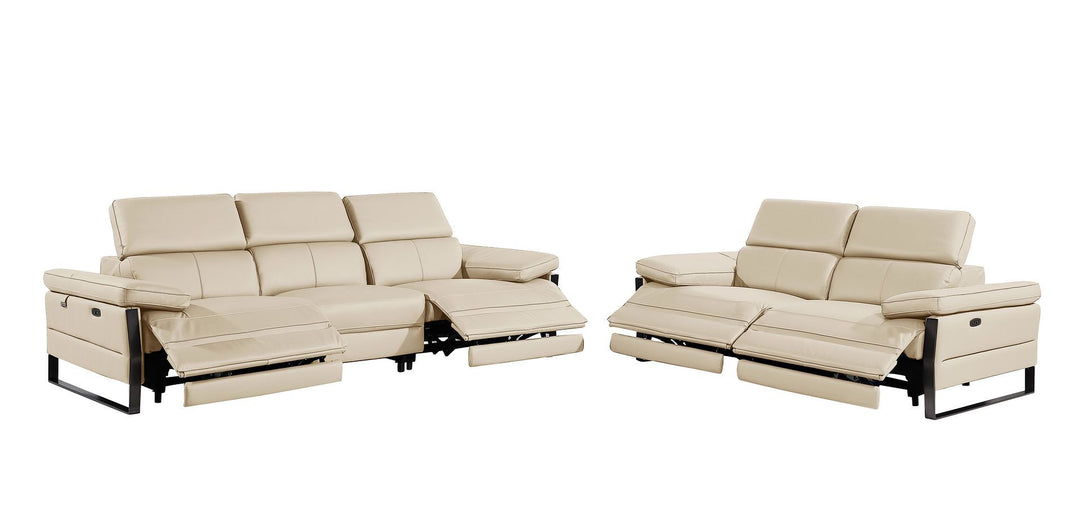 1246 - Modular Power Dual Reclining Sofa And Loveseat Set With Power Headrests