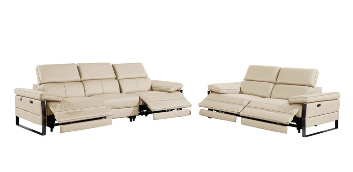 1246 - Modular Power Dual Reclining Sofa And Loveseat Set With Power Headrests