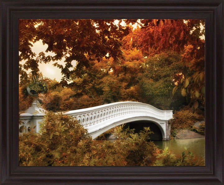 Golden Canopy Crossing - 28" x 34" Framed Wall Art