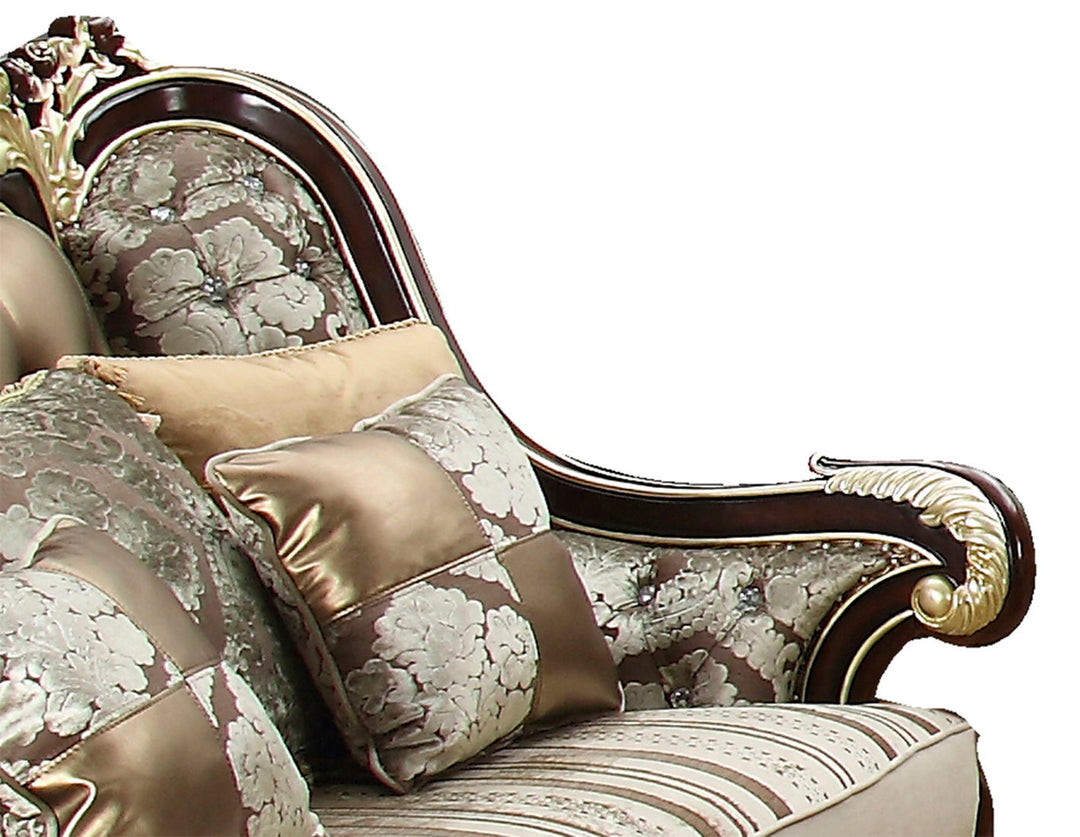 Monica - Loveseat - Silver