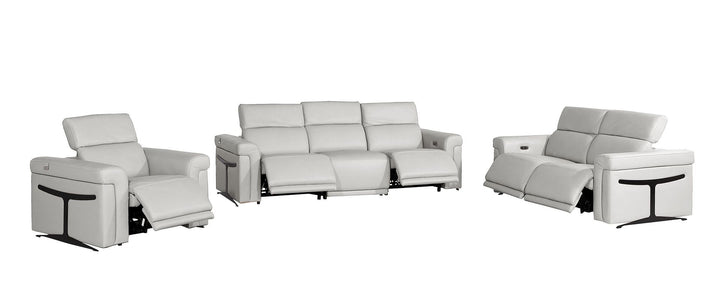 1126 - 6-Piece Modular Power Reclining Sofa, Loveseat &amp; Chair Set In With 5 Power Recliners &amp; Power Headrests