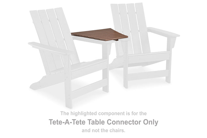 Emmeline - Brown - Tete-a-tete Table Connector