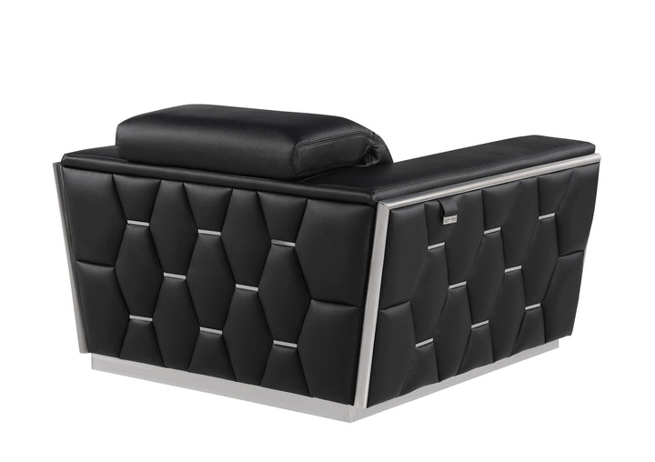 1111 - Leather Chair - Beige