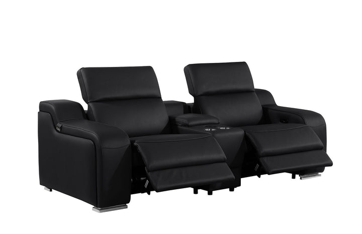 1116 - 7-Piece Modular Power Reclining Sofa, Loveseat &amp; Chair Set In With 5 Power Recliners &amp; Power Headrests