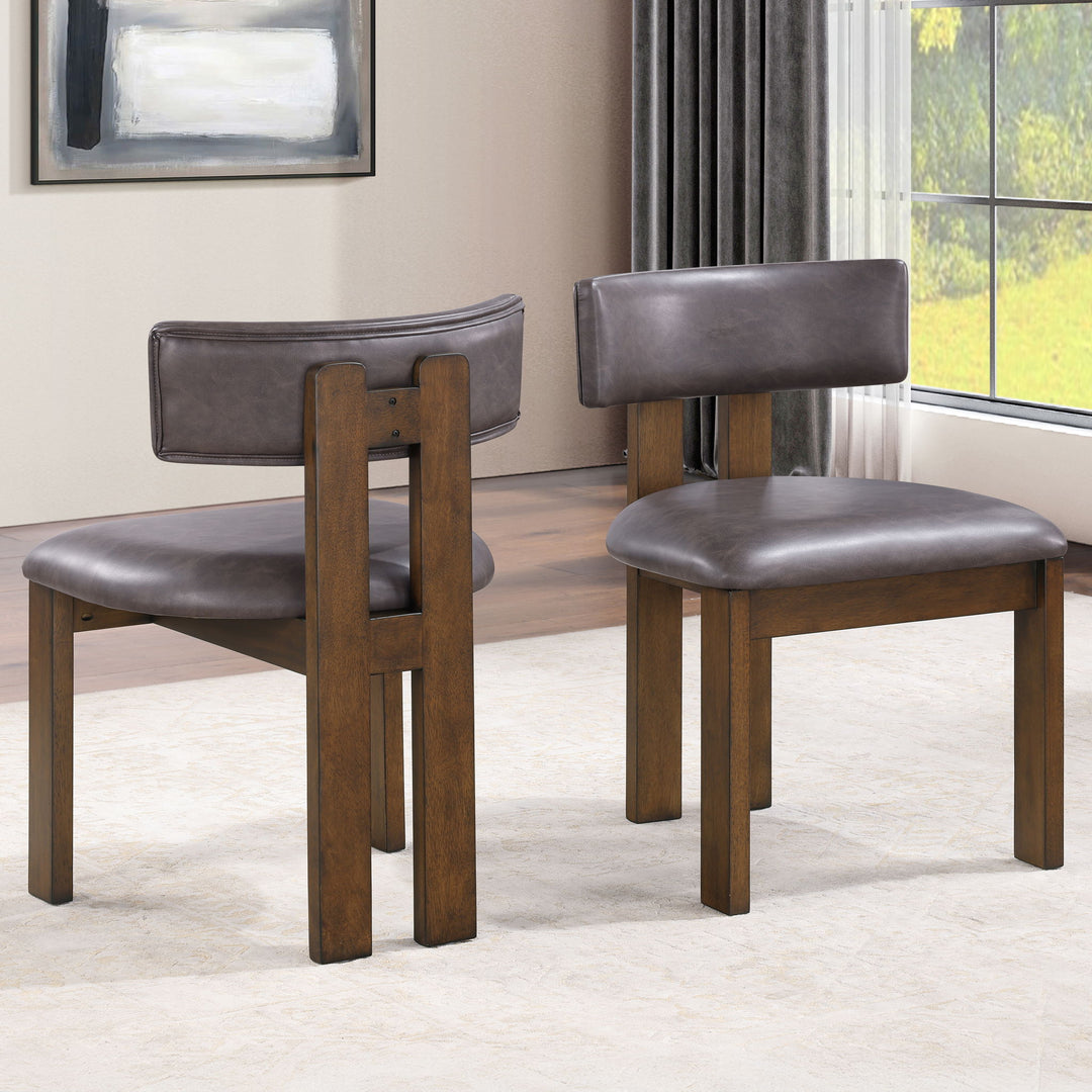 Cambridge - Dining Chair (Set of 2) - Brown / Brown