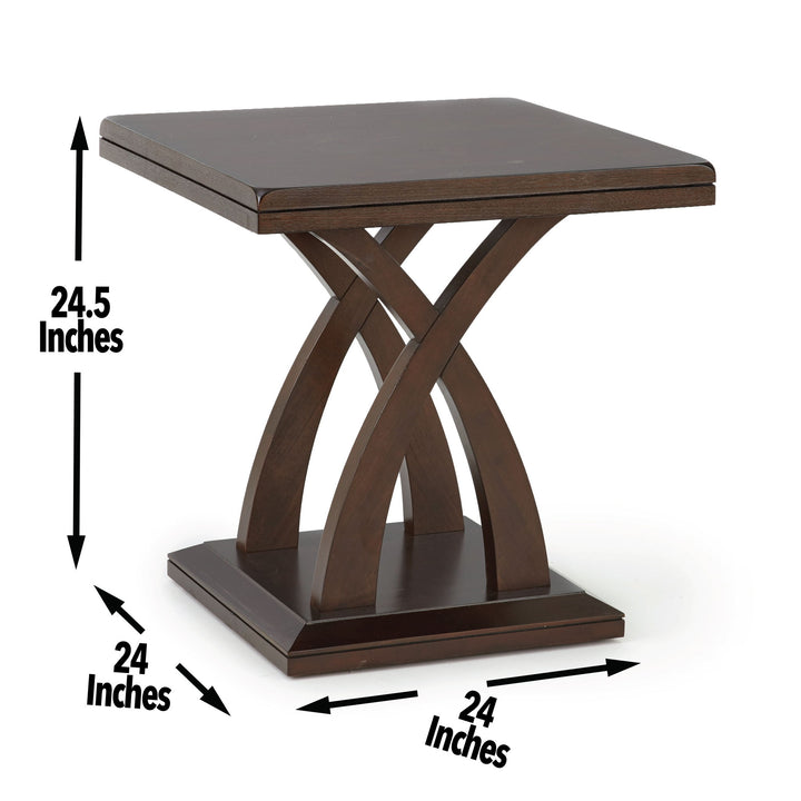 Jocelyn - 3 Piece Table Set - Brown