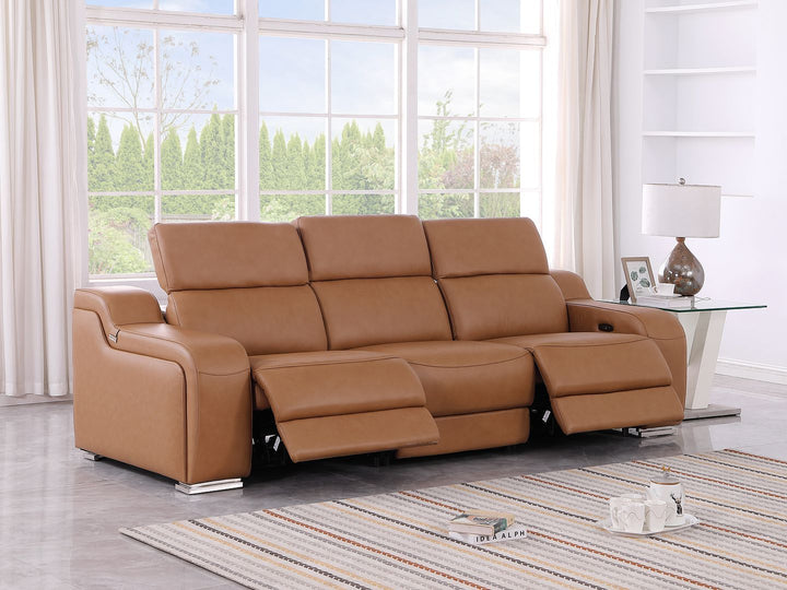 1116 - 3-Piece Modular Power Reclining Sofa In With 2 Power Recliners &amp; Power Headrests