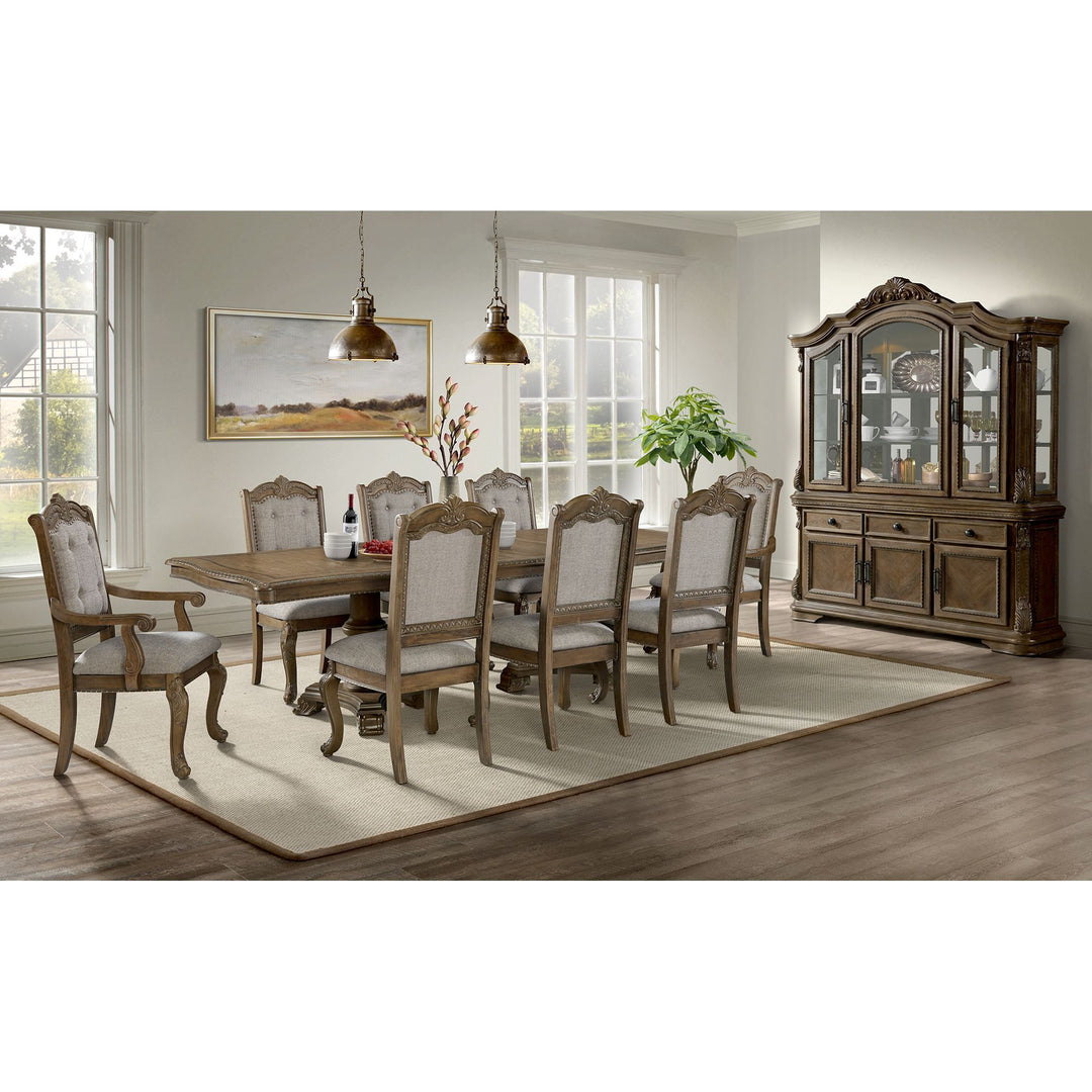 Madison Park - Server &amp; Hutch With Led - Walnut