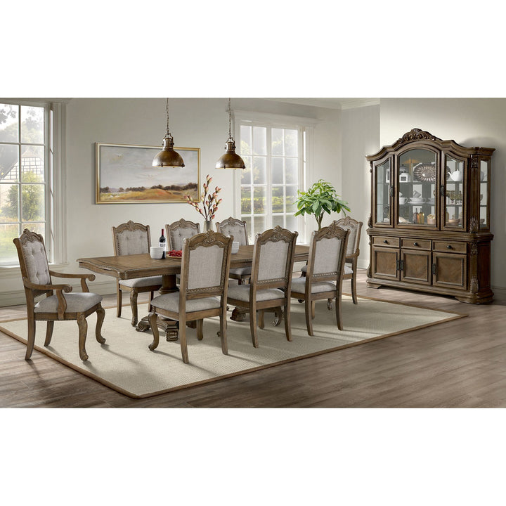 Madison Park - Server &amp; Hutch With Led - Walnut