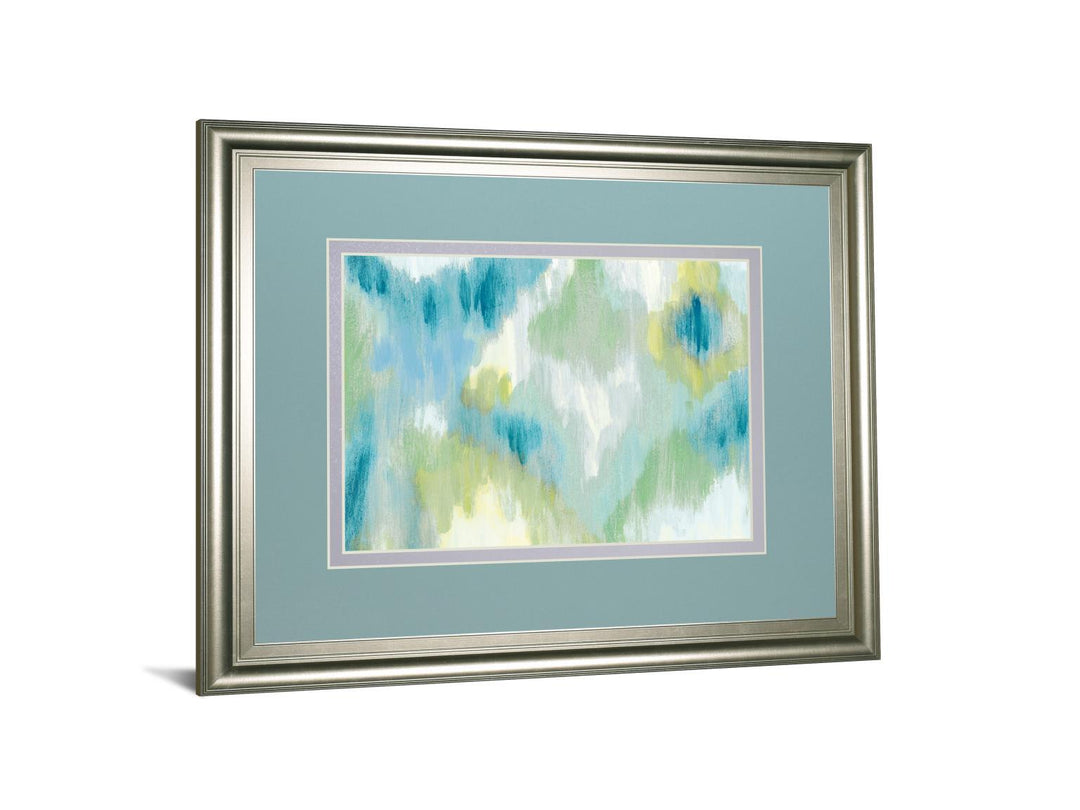 Energetic By Rita Vindedzis - Framed Print Wall Art - Blue