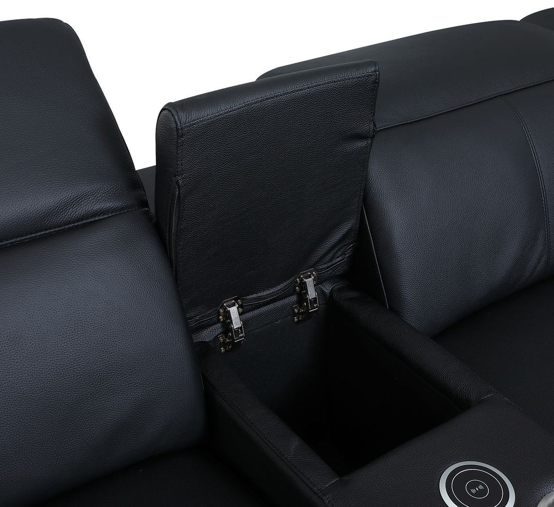 9762 - 6-Piece Modular Power Reclining Sofa And Console Loveseat Set With 5 Power Recliners In