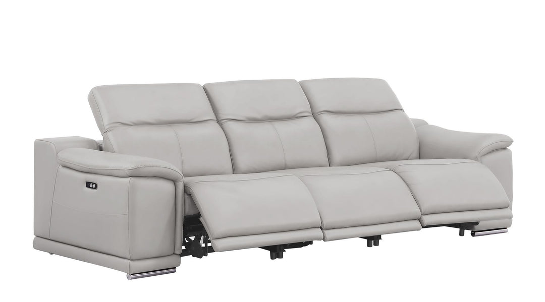 2679 - Genuine Leather Reclining Set (Sofa And Loveseat With 5 Power Recliners)