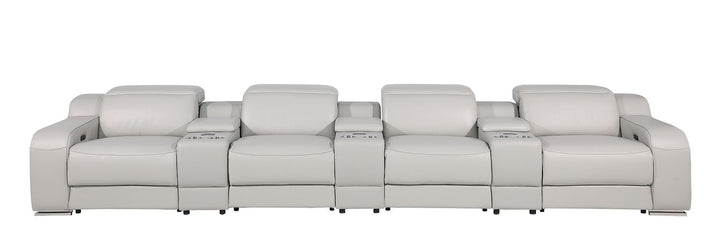 1116 - 7-Piece Modular Power Reclining Sofa In With 4 Power Recliners &amp; Power Headrests