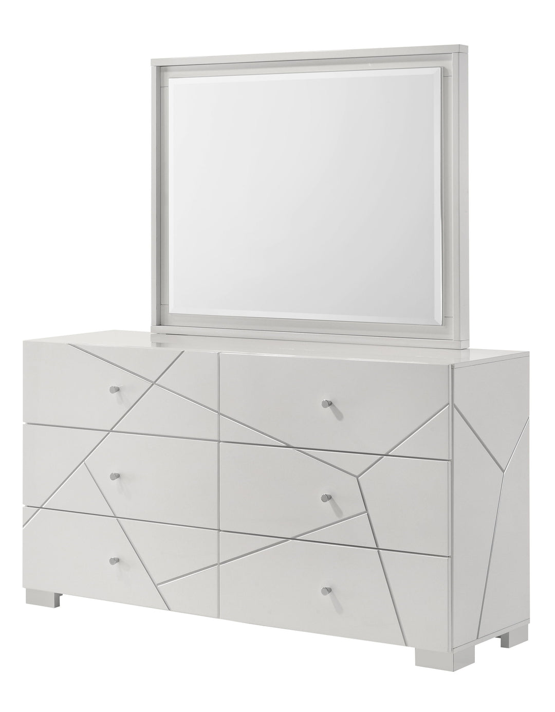 Ayla - Dresser & Mirror - White