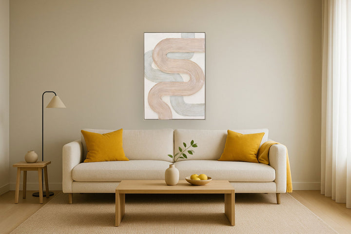 Serene Uplift - 28" x 40" Framed Wall Art