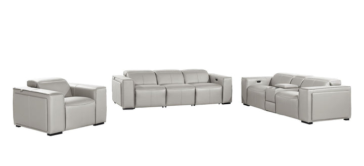 1224 - 7-Piece Modular Power Reclining Sofa, Loveseat &amp; Chair Set In With 5 Power Recliners &amp; Power Headrests