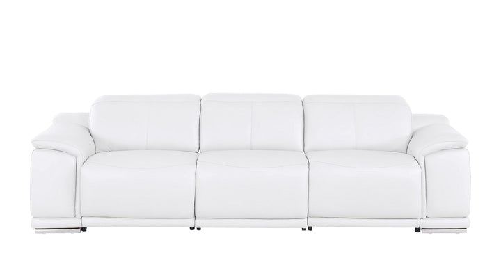 2679 - Genuine Leather Sofa With Dual Power Recliners