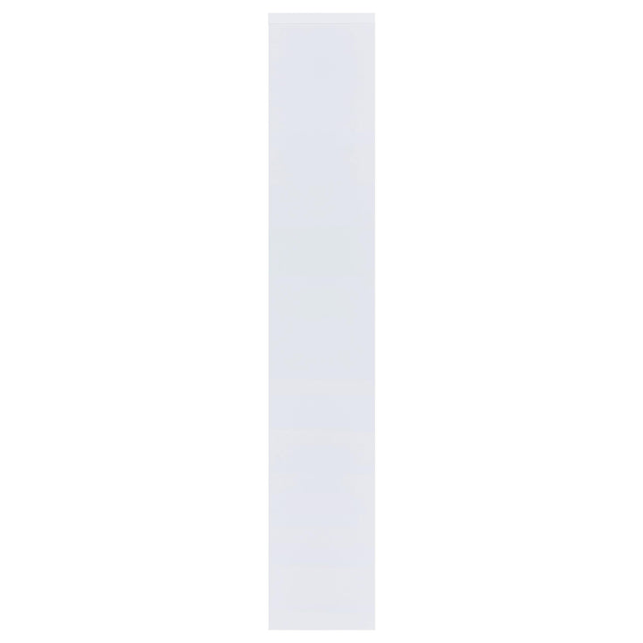 Theo 71-inch 6-shelf Bookshelf White