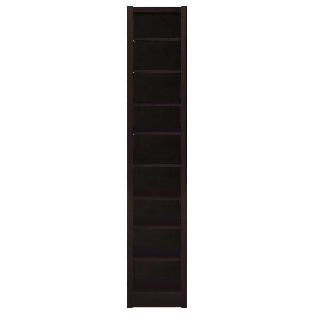 Eliam 71-inch 8-shelf Bookcase Cappuccino