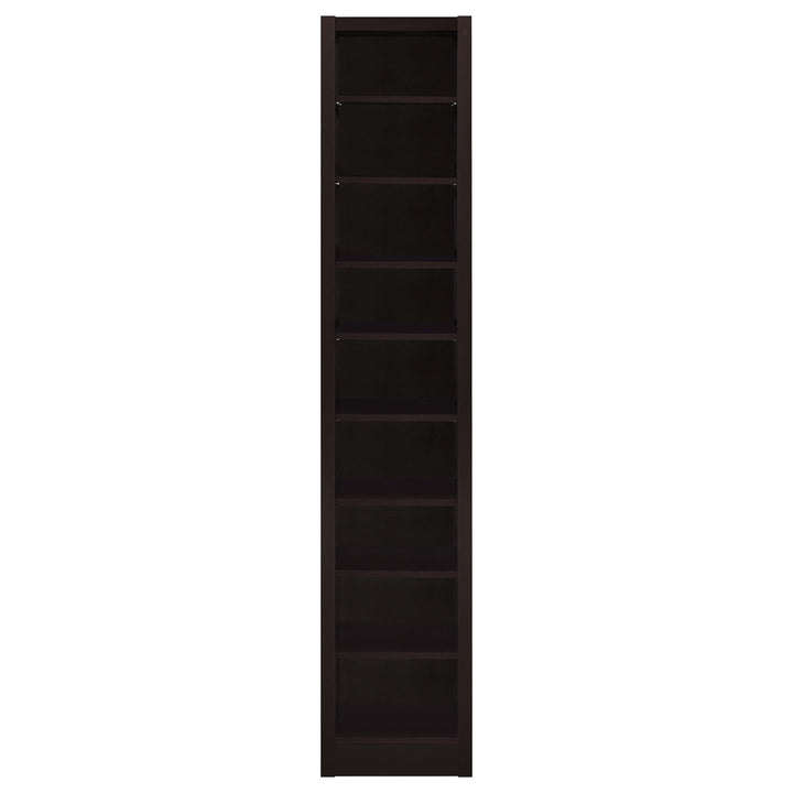 Eliam 71-inch 8-shelf Bookcase Cappuccino