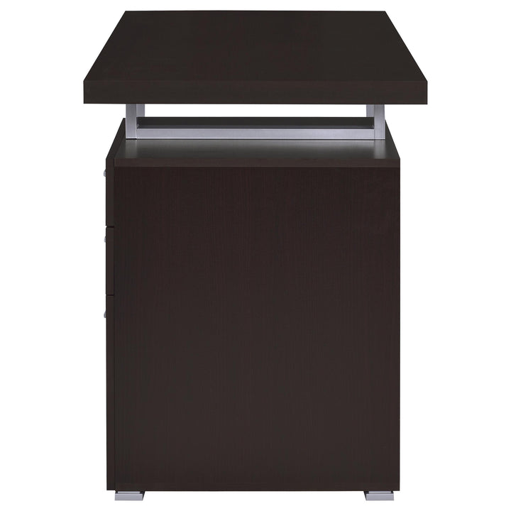 Brennan 47-inch 3-drawer Office Computer Desk Cappuccino