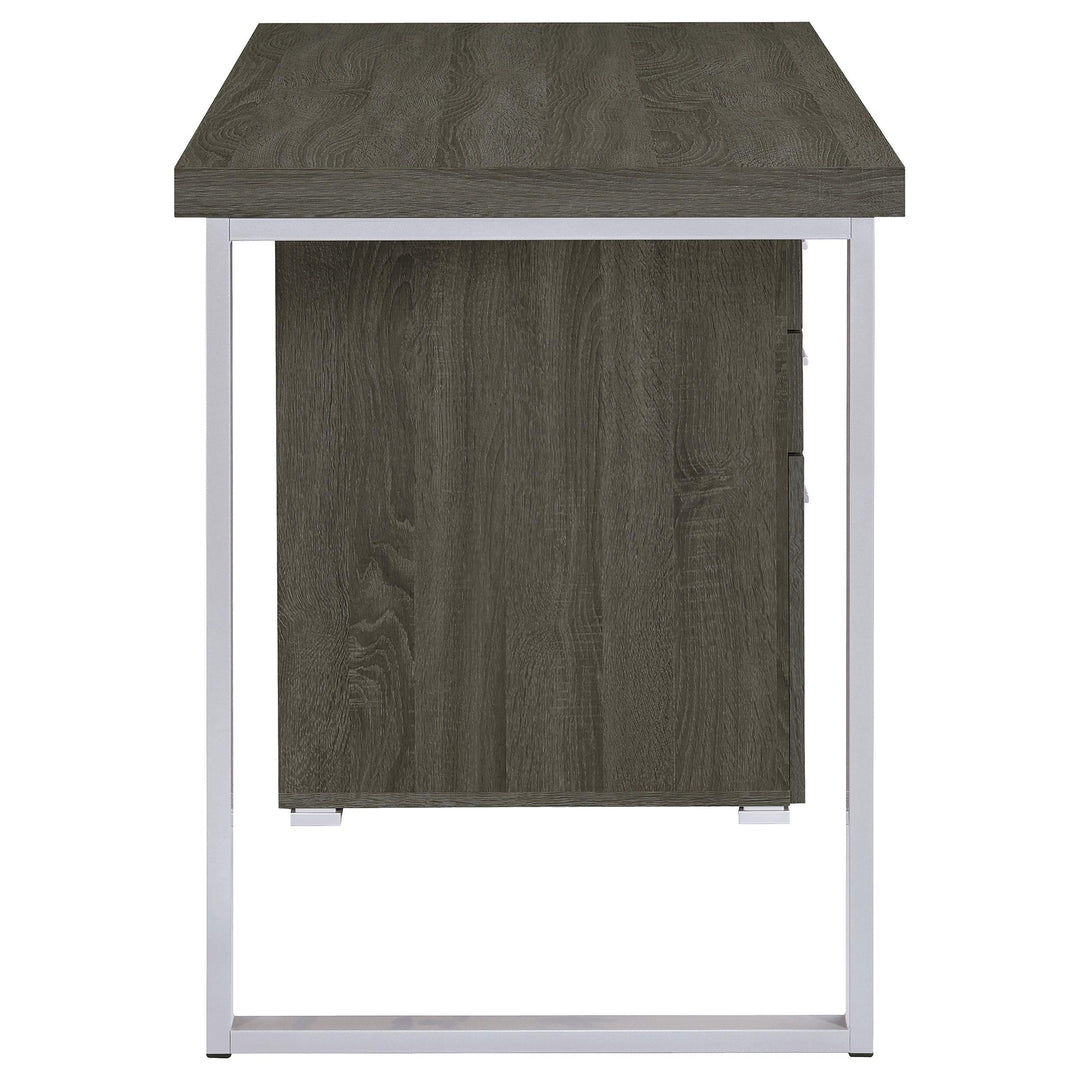 Brennan 47-inch 3-drawer Office Computer Desk Weathered Grey