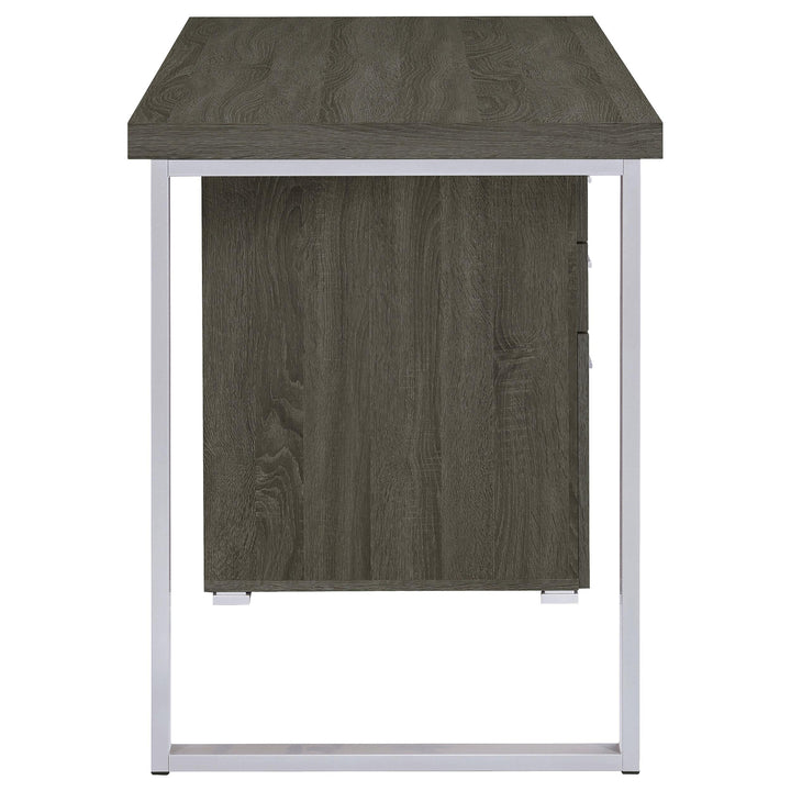 Brennan 47-inch 3-drawer Office Computer Desk Weathered Grey