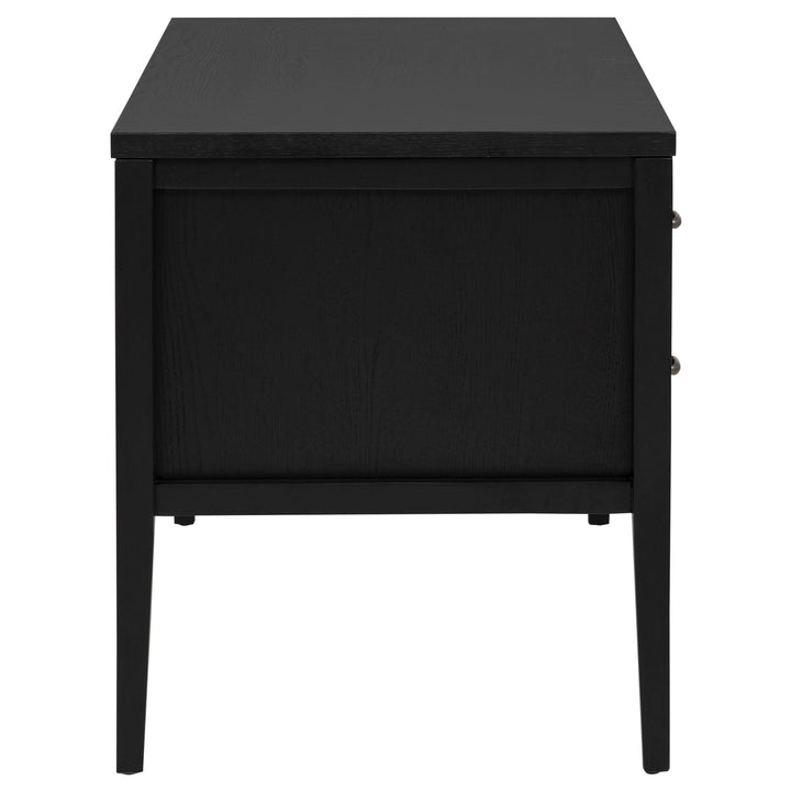 Graham 54-inch 4-drawer Double Pedestal Lift Top Computer Desk Black