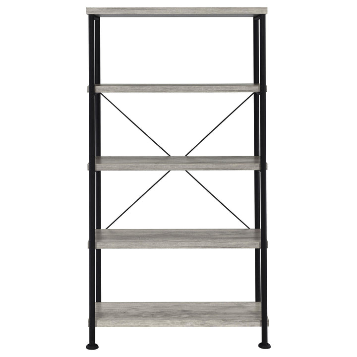 Analiese 63-inch 4-shelf Bookshelf Grey Driftwood
