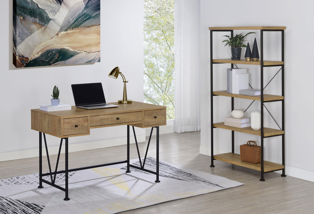 Analiese 47-inch 3-drawer Writing Desk Mango