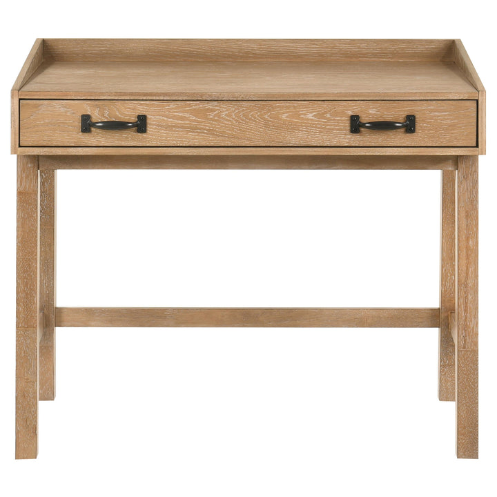 Fabian 38-inch Computer Desk with Keyboard Drawer Distressed Light Brown