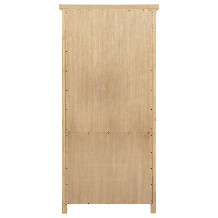 Vermes 72-inch 2-door Home Office Cabinet Bookcase Light Ash