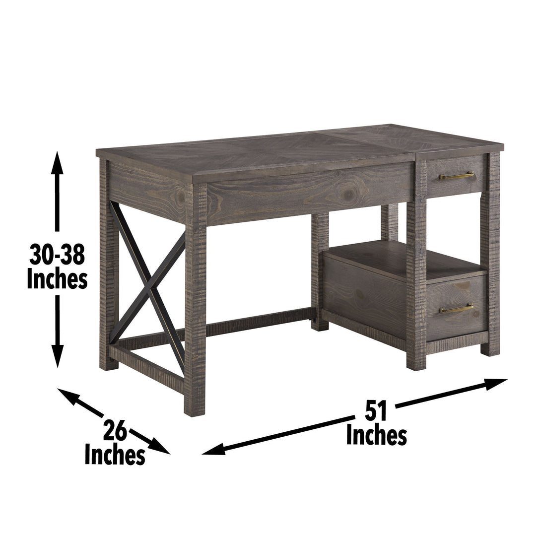 Dexter - Desk - Dark Gray