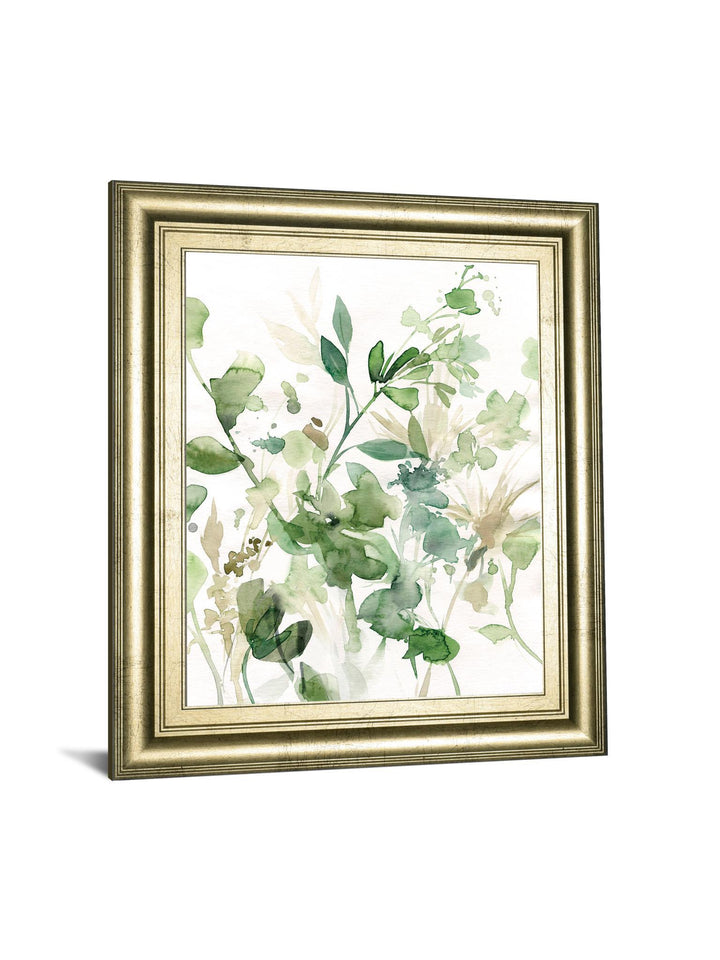 Sage Garden I By Carol Robinson - Framed Print Wall Art - Green