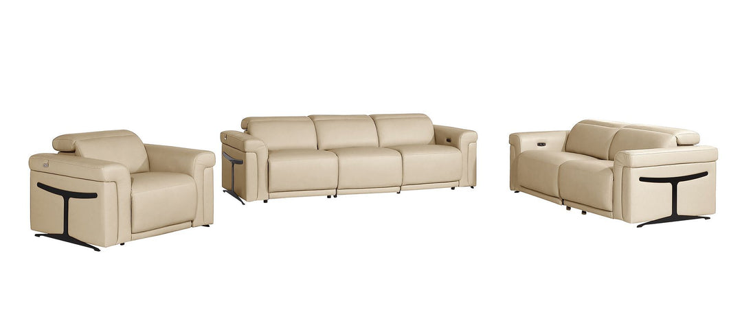 1126 - 7-Piece Modular Power Reclining Sofa, Loveseat &amp; Chair Set In With 5 Power Recliners &amp; Power Headrests