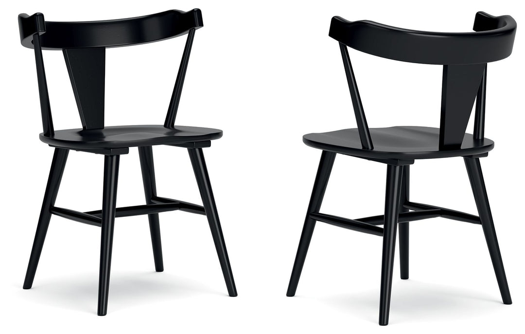 Gretlynn - Black - Dining Room Side Chair (Set of 2)