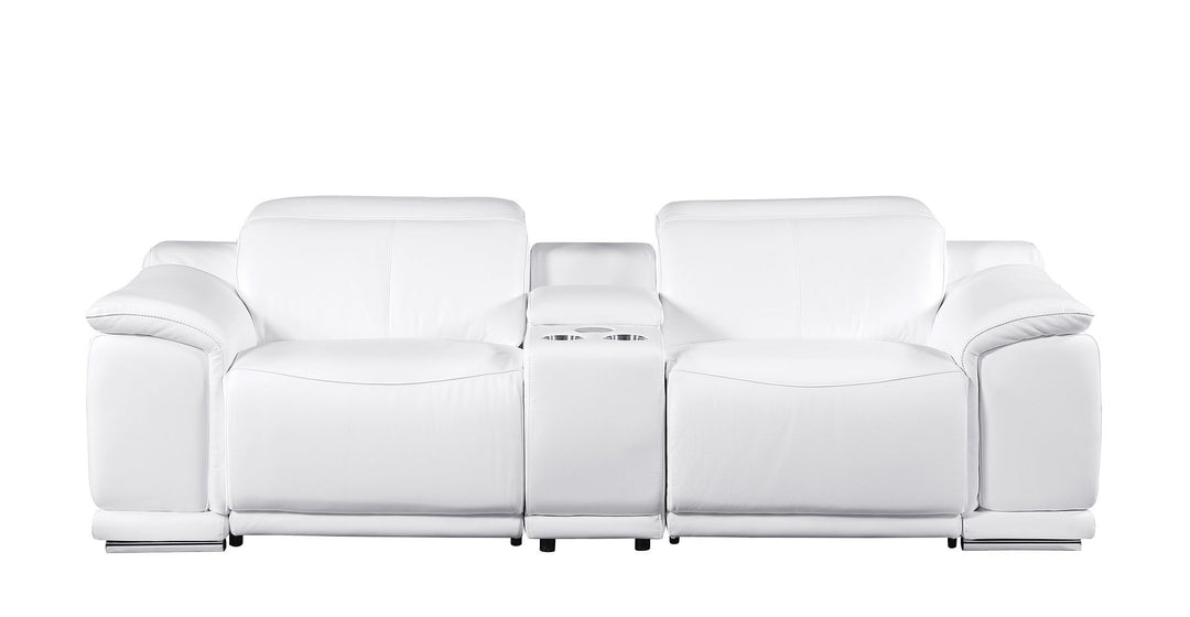 9762 - 3-Piece Modular Power Reclining Console Loveseat With 2 Power Recliners In