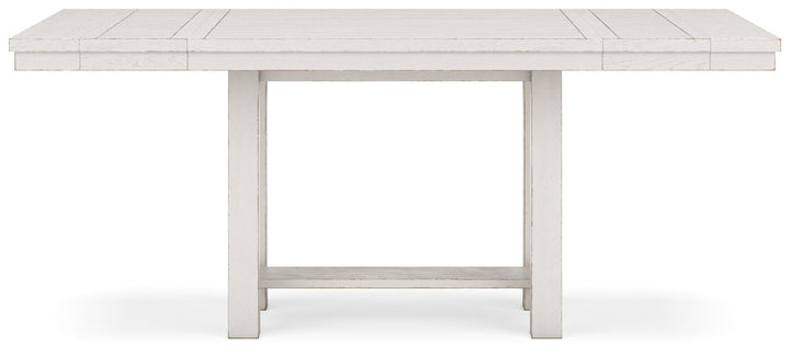 Robbinsdale - Rectangular Counter Height Dining Extension Table Set