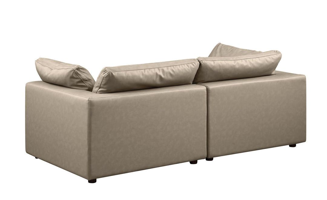1100 - Modular Loveseat (Top-Grain Italian Leather)