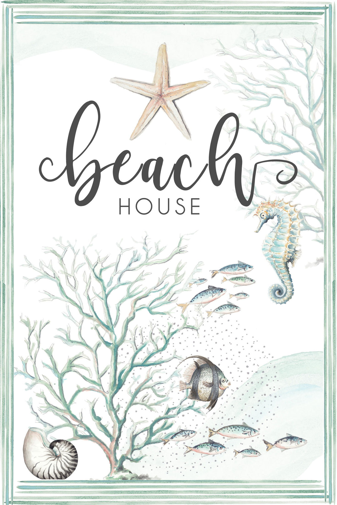 Beach House By Patricia Pinto - White