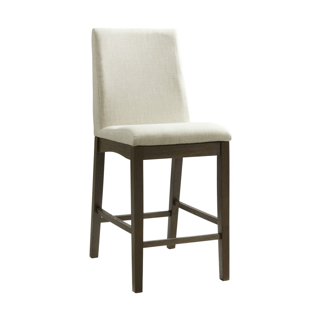 Dapper - 5 Piece Round Counter Height Dining Set (Table And Four Chairs) - Walnut