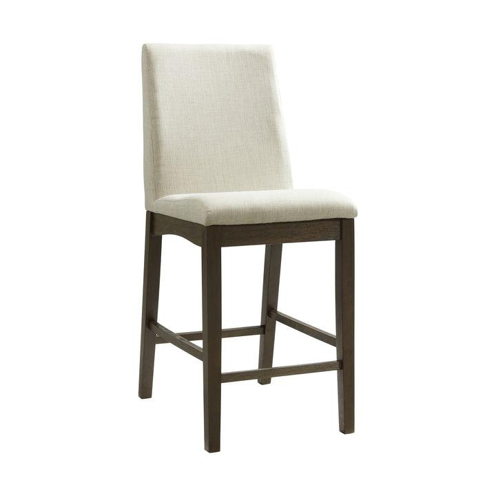 Dapper - 5 Piece Round Counter Height Dining Set (Table And Four Chairs) - Walnut