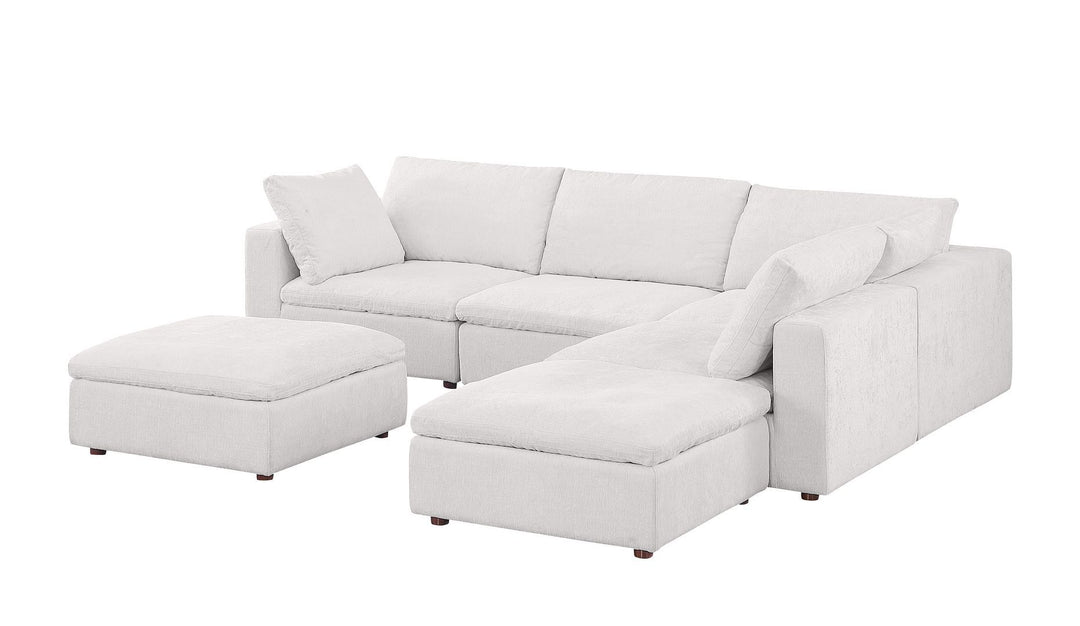 1100 - 6-Piece 3-Seat Sectional (Italian Fabric)