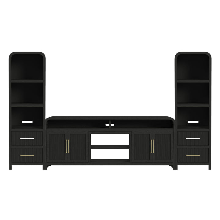 Ridgemont - 3 Piece Entertainment Unit With 82" TV Console