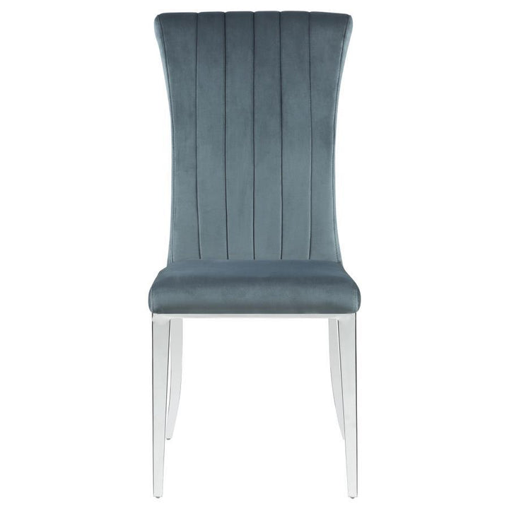 Beaufort - Upholstered Dining Side Chair (Set of 2) - Steel Gray