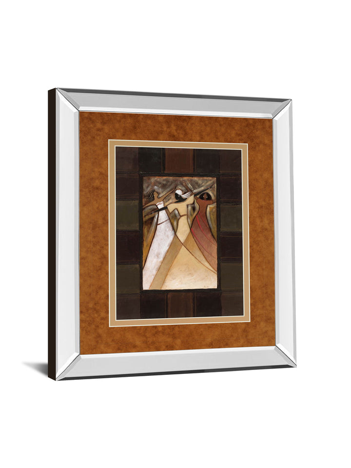 Divine Grace I By Rob Hefferan - Mirror Framed Print Wall Art - Light Brown
